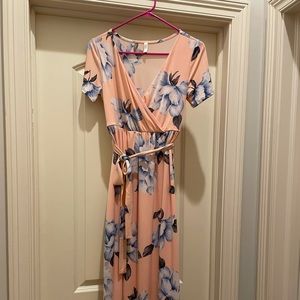 Pink Blush Maternity Dress, Size Small